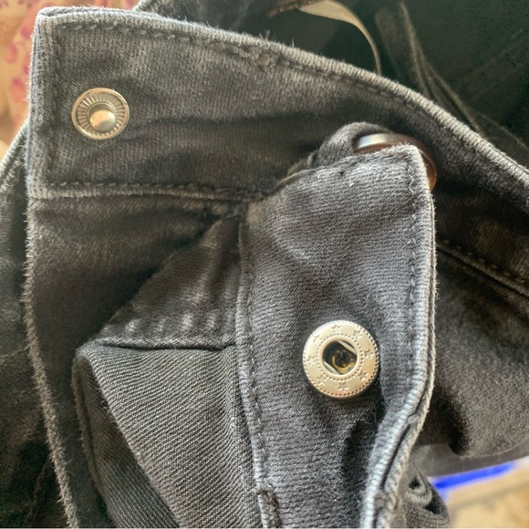 Free People Little Daisies Black Button-Front Mini Skirt - Picture 10 of 11